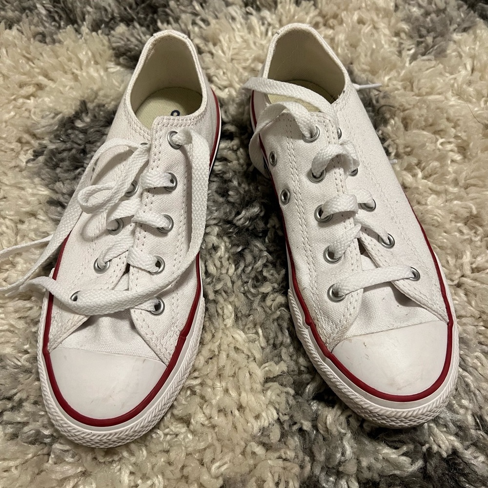 Classic White Kids Converse